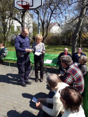 Dzielnicowi na spotkaniu z mieszkańcami