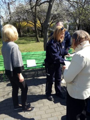 Dzielnicowi na spotkaniu z mieszkańcami