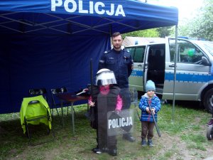 Policjanci na pikniku