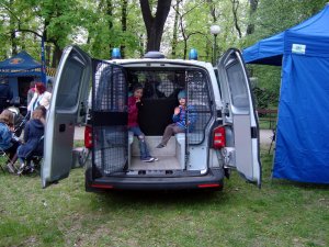 Policjanci na pikniku