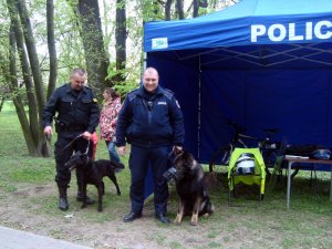 Policjanci na pikniku