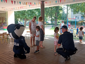 Policjanci w przedszkolu