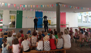 Policjanci w przedszkolu